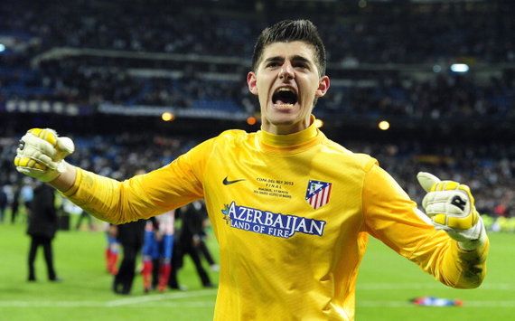 Atletico Madrid goalkeeper Thibaut Courtois (Goal 50)