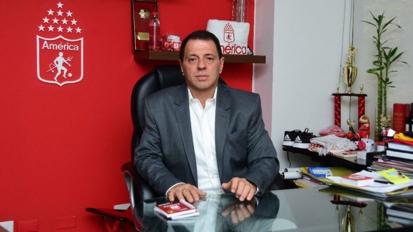 Tulio Gómez presidente América de Cali