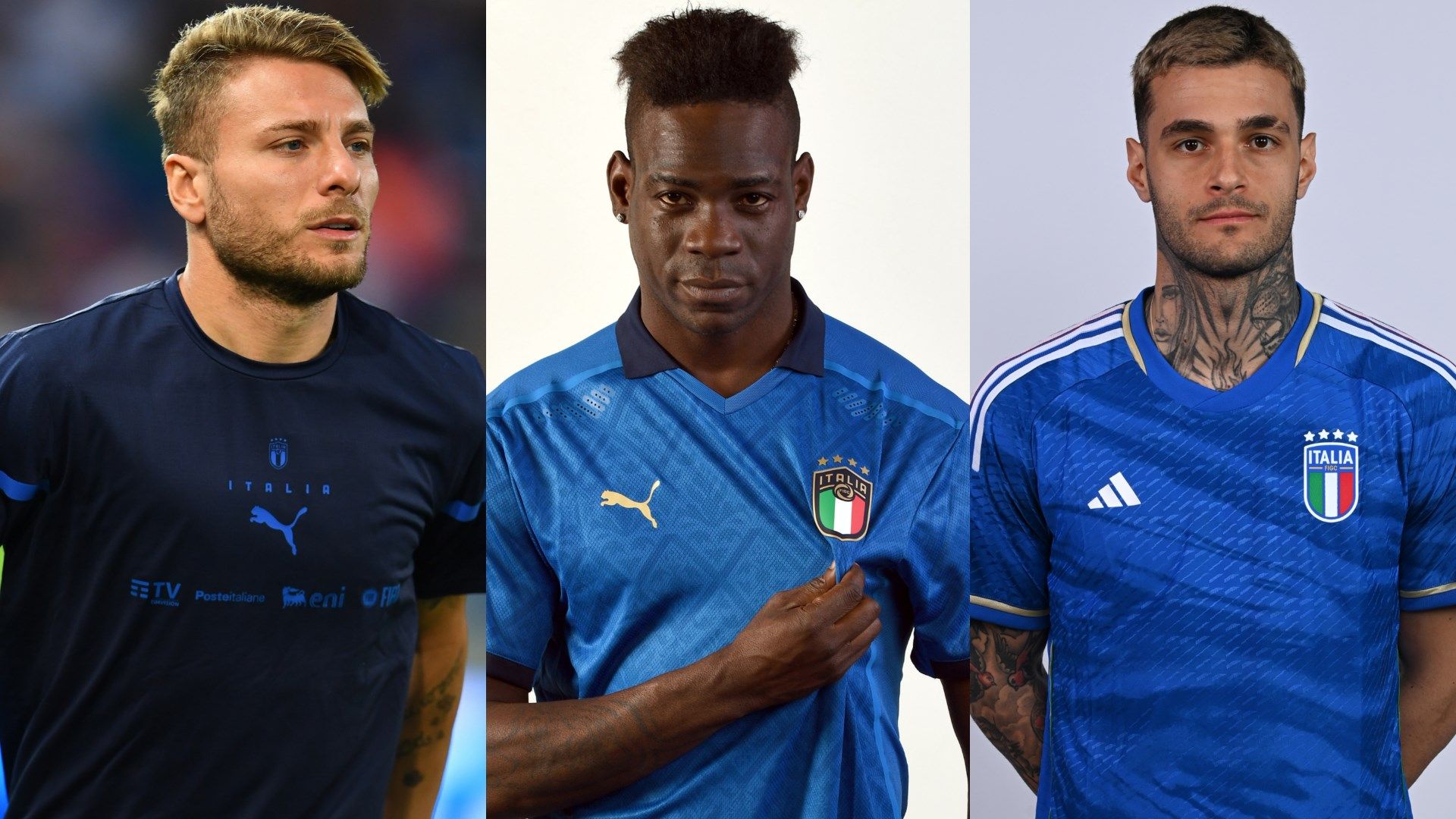 Balotelli Immobile Scamacca