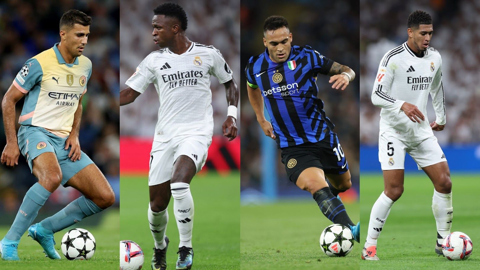 Rodri Vinicius Lautaro Bellingham Pallone d'Oro