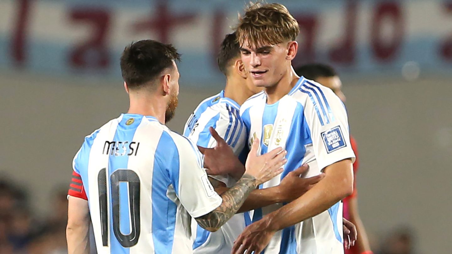 Messi Nico Paz Argentina vs. Bolivia octubre 2024