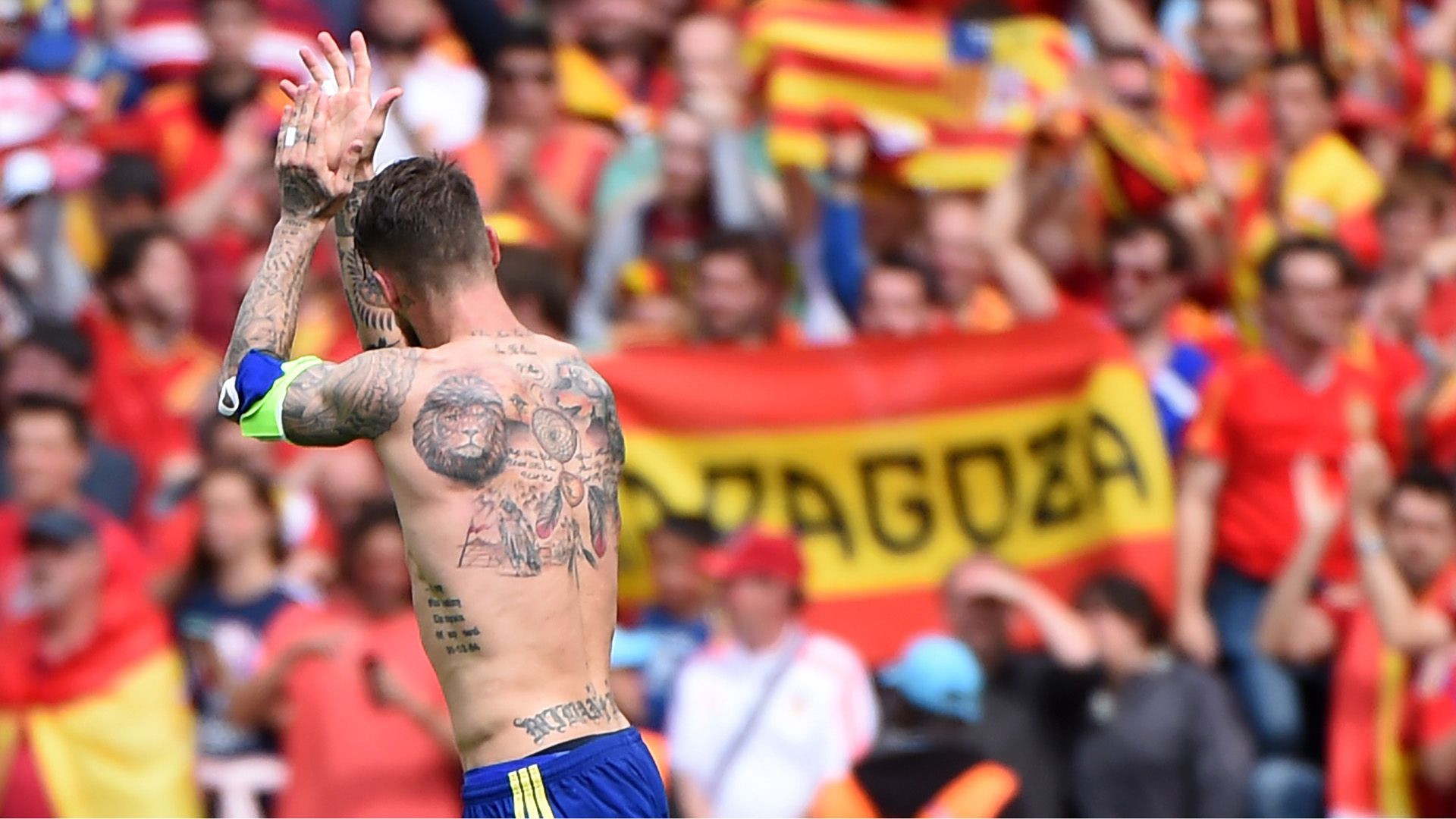 sergio ramos real madrid tattoos