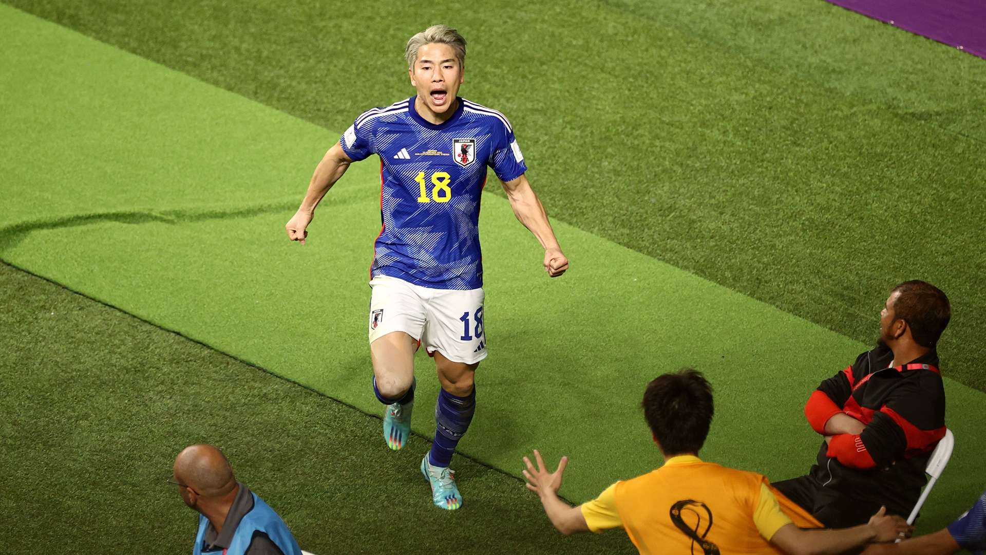 Takuma Asano Japan Germany 2022 World Cup
