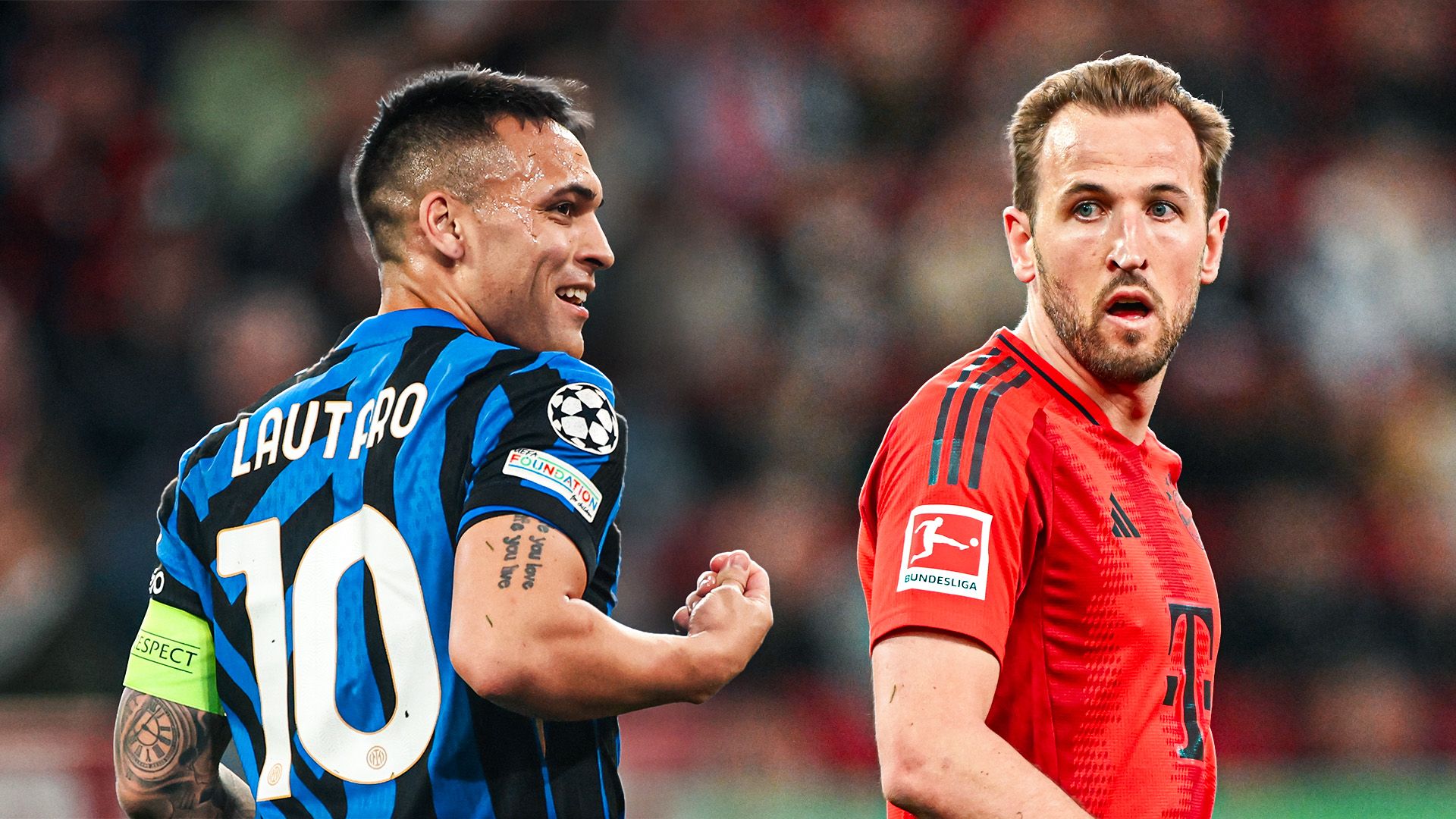 GFX Lautaro Martinez Harry Kane