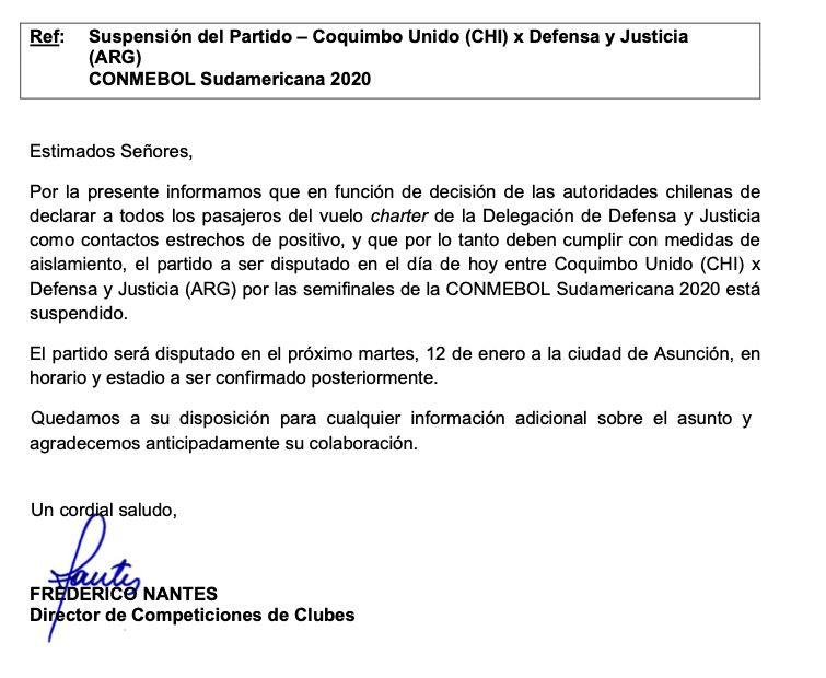 CONMEBOL Coquimbo Defensa