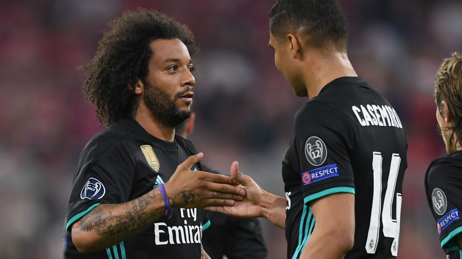 Marcelo Casemiro Real Madrid Bayern Champions League 25 04 2018