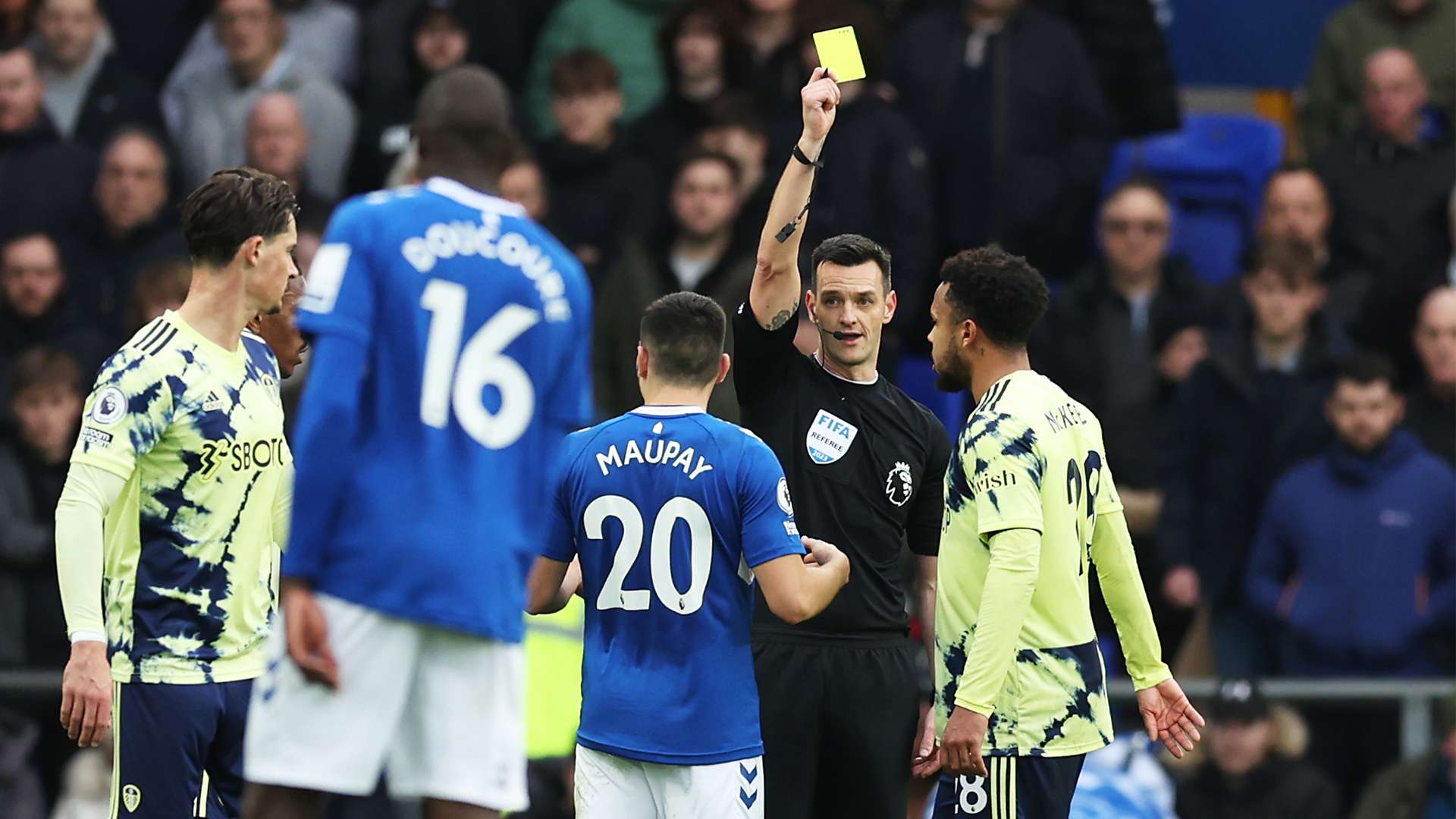 Weston McKennie card Leeds Everton