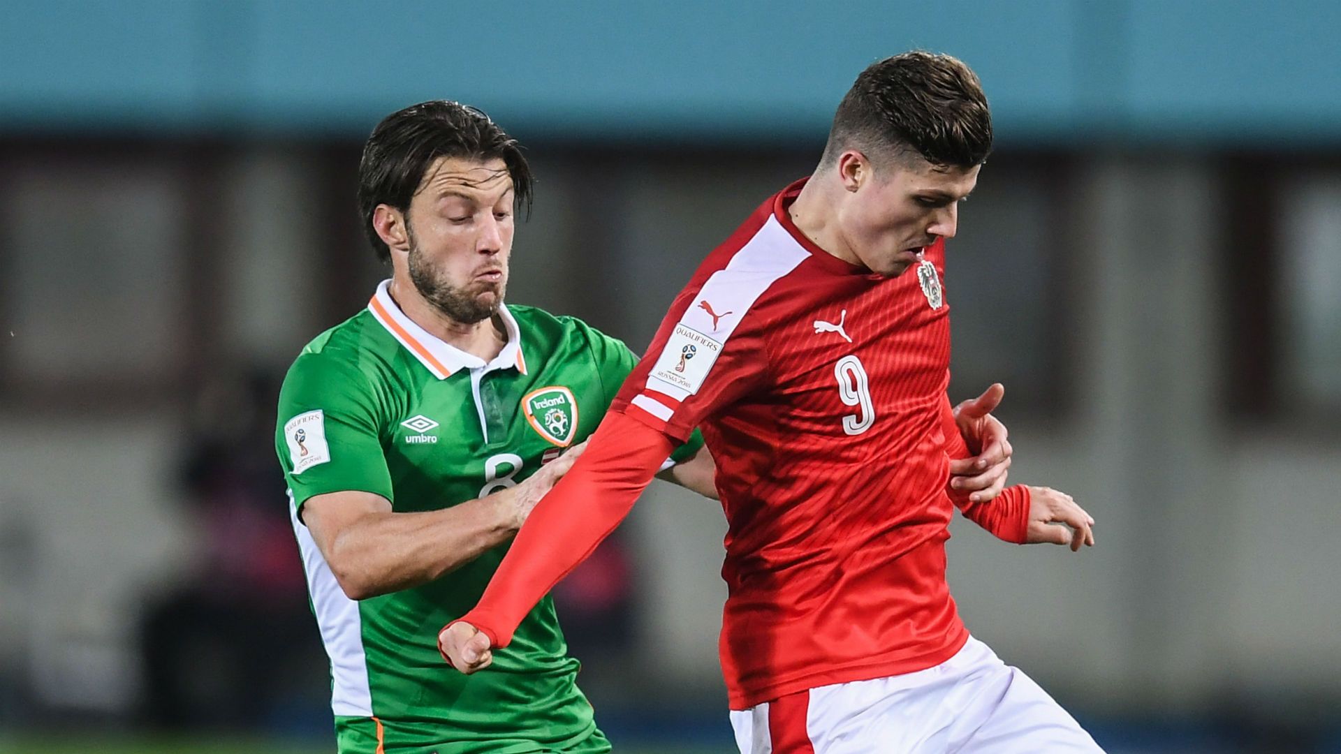 Harry Arter Ireland Marcel Sabitzer Austria 12112016