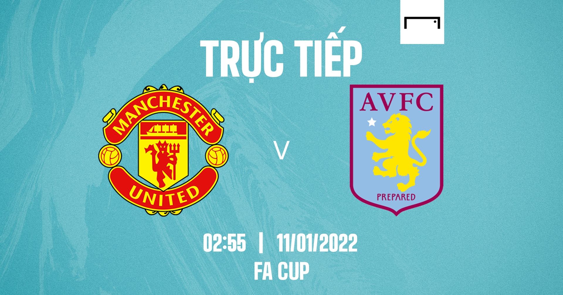 Live Manchester United vs Aston Villa FA Cup 2021/22 GFX