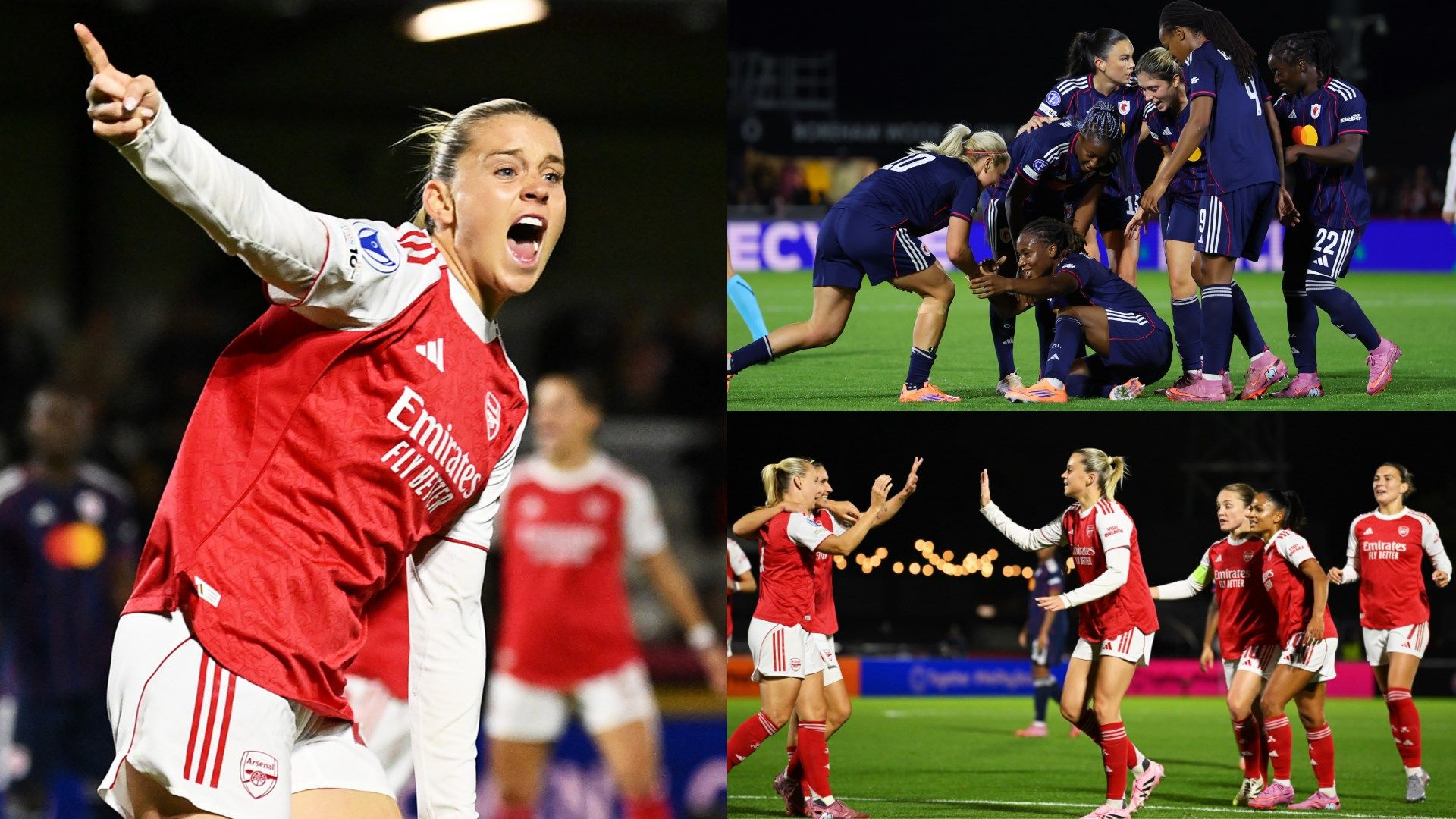 Alessia Russo Arsenal Lyon composite gfx