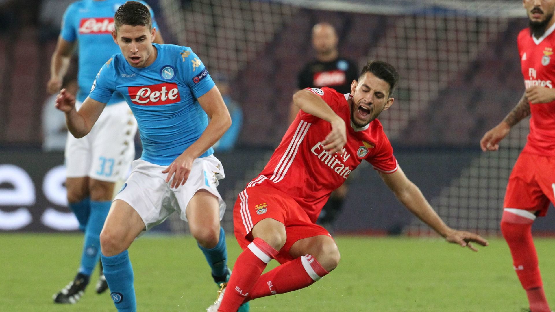 Jorginho Pizzi Napoli Benfica