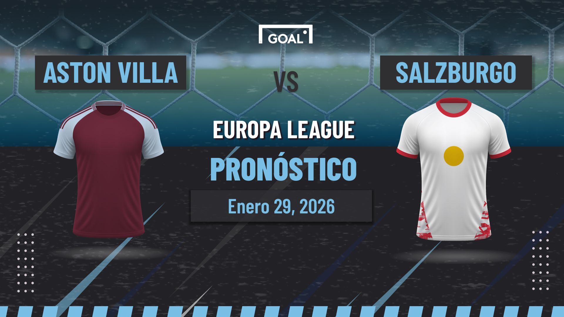 Aston Villa vs Salzburgo Pronóstico y Apuestas Europa League | 29/01/26