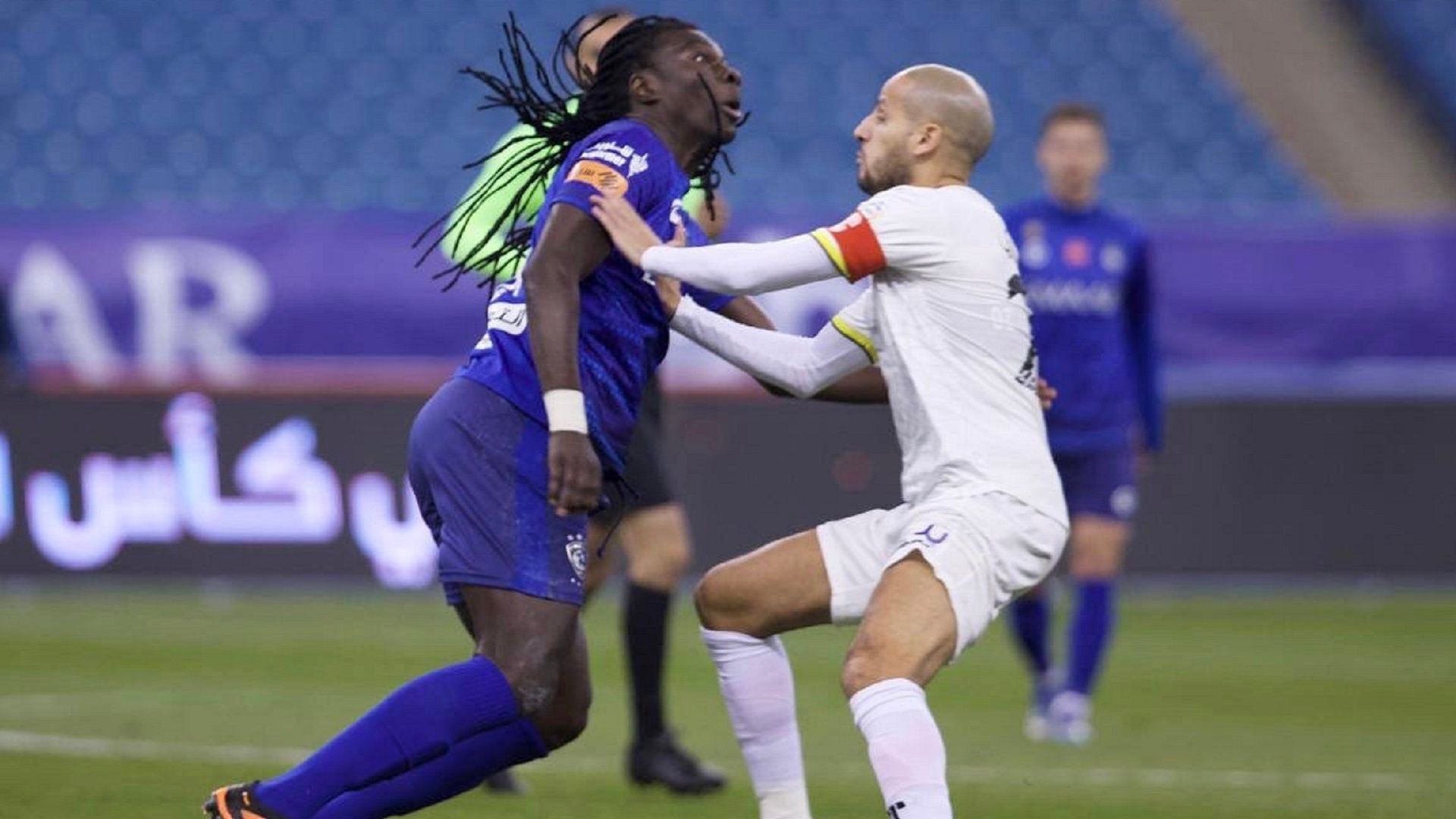 Karim Al Ahmadi - bafetimbi gomis - Al Hilal Al Ittihad saudi professional league