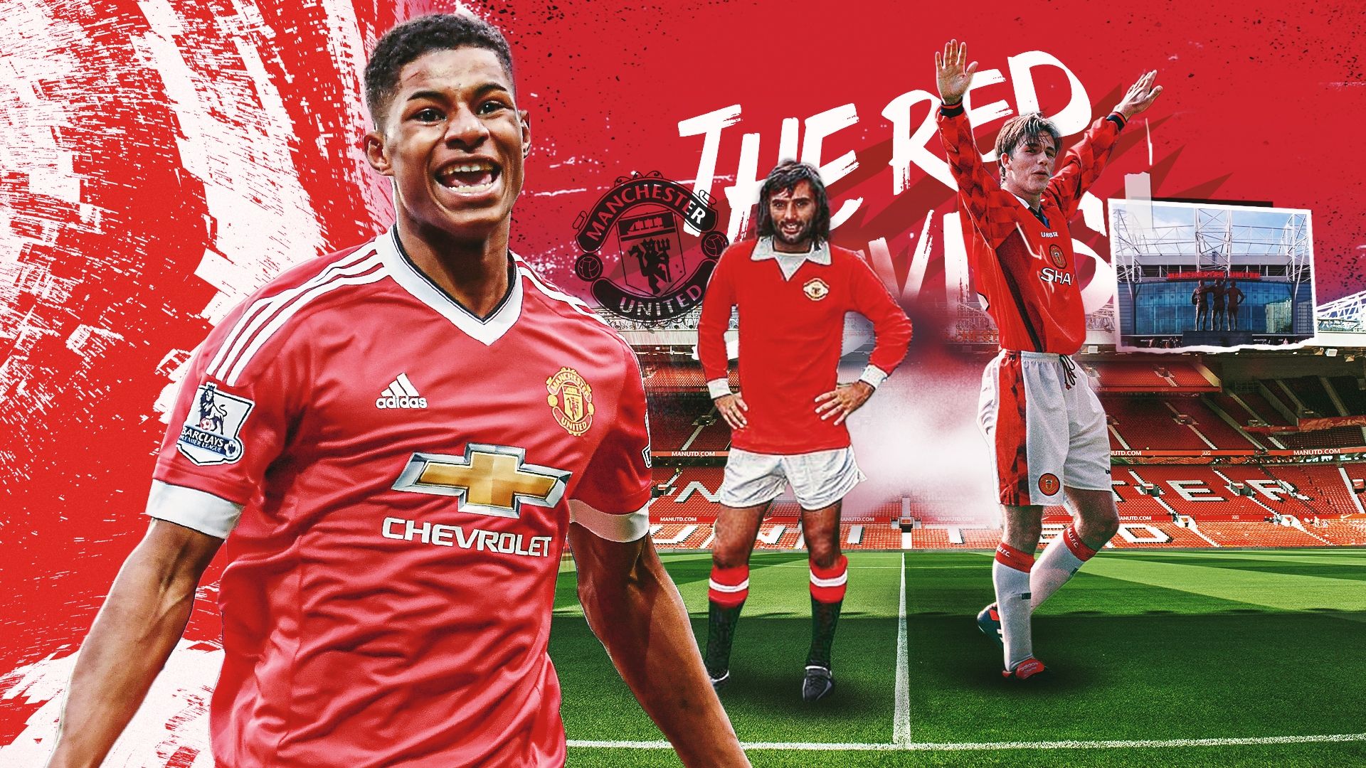 Manchester United Talent Factory Rashford Best Beckham GFX