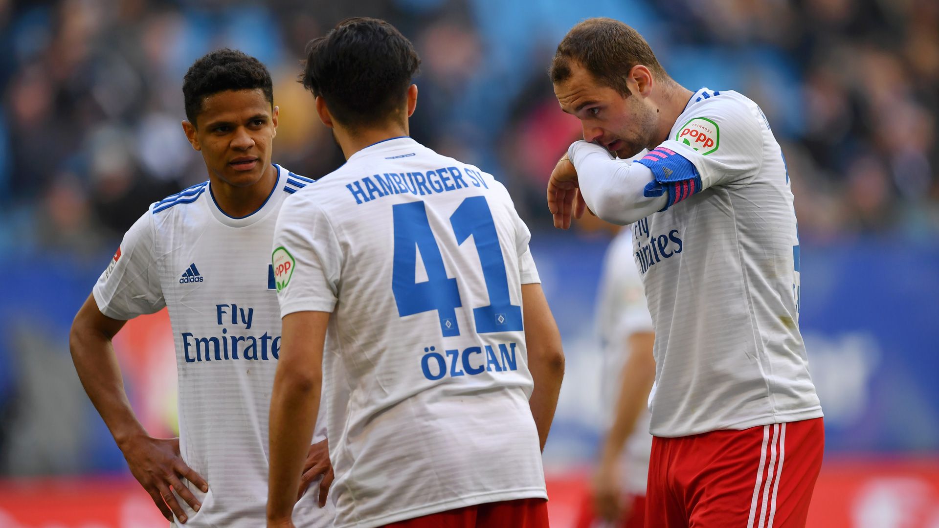 Douglas Santos Lasogga Özcan HSV Hamburg