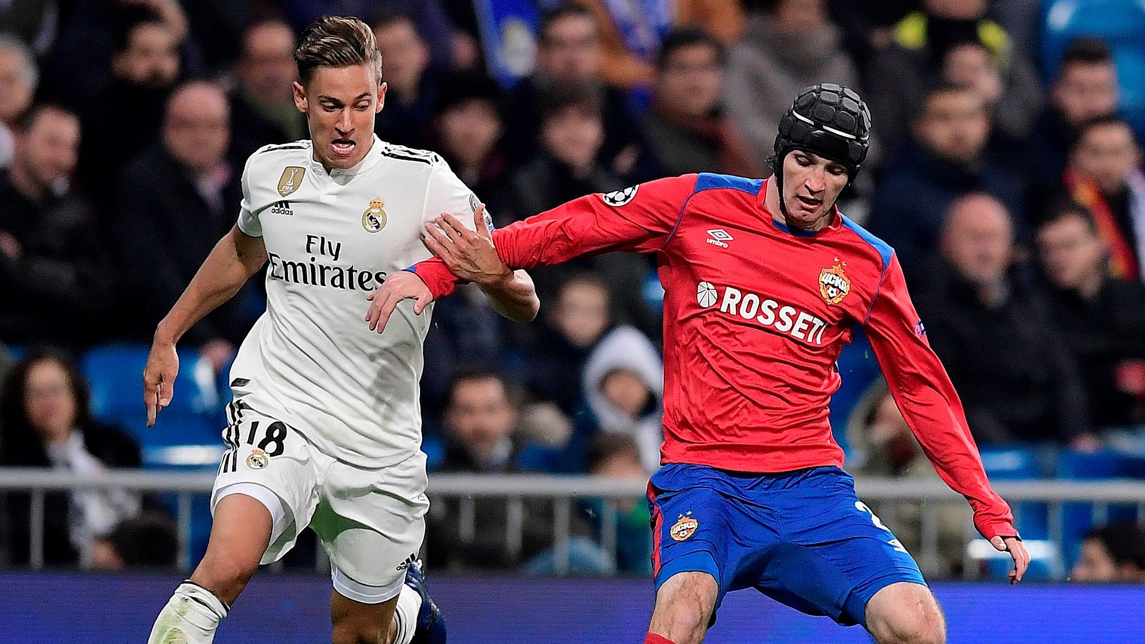 Marcos Llorente Mario Fernandes Real Madrid CSKA UCL 12122018