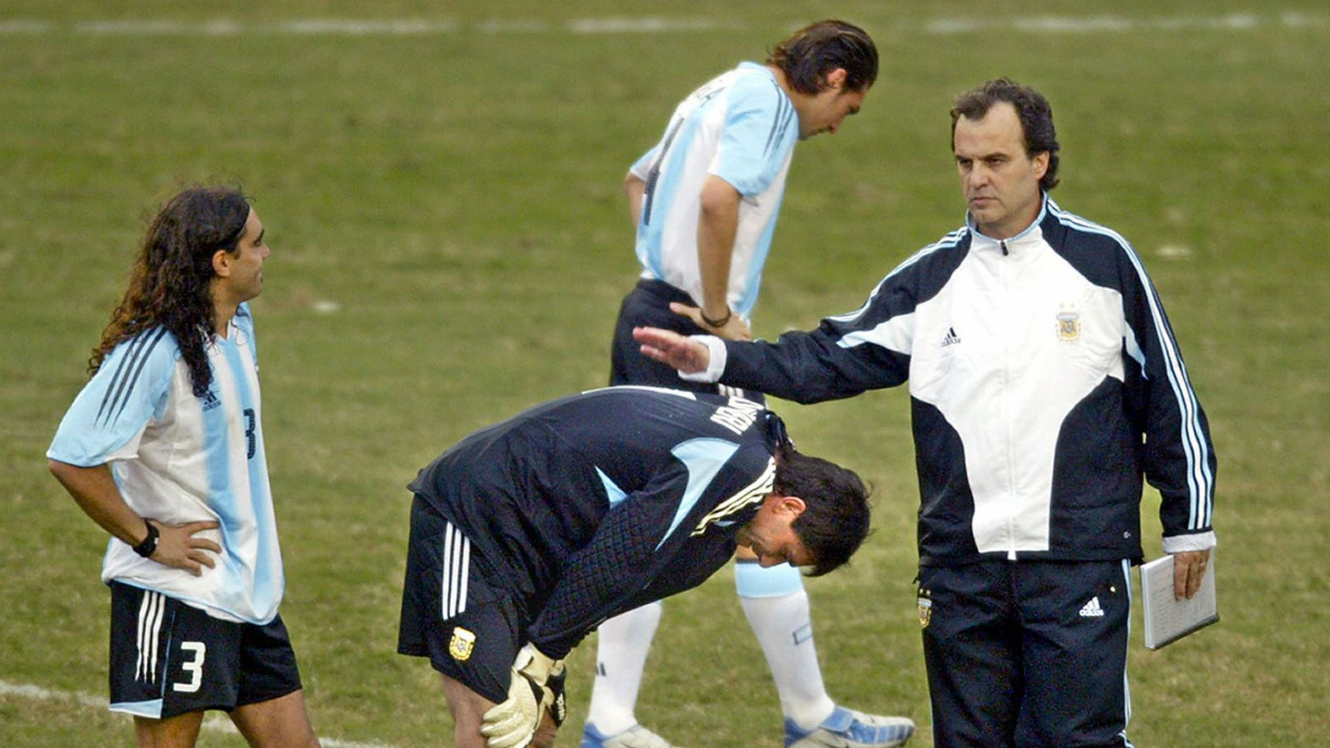 Bielsa. Sorin. Copa America 2004 Brasil Argentina