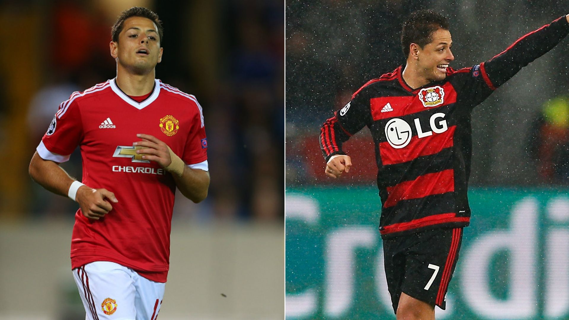 Chicharito Man United Leverkusen
