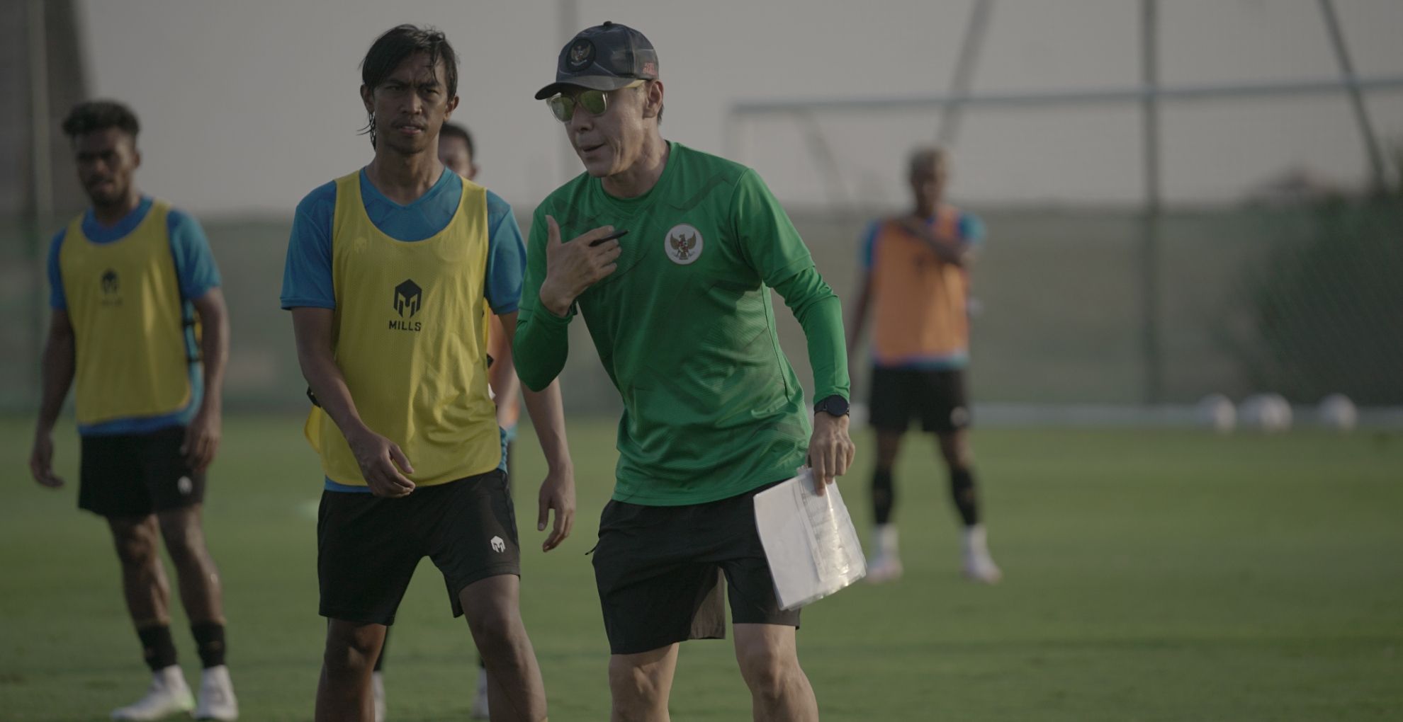 TC Timnas Indonesia Dubai UEA - Shin Tae-yong