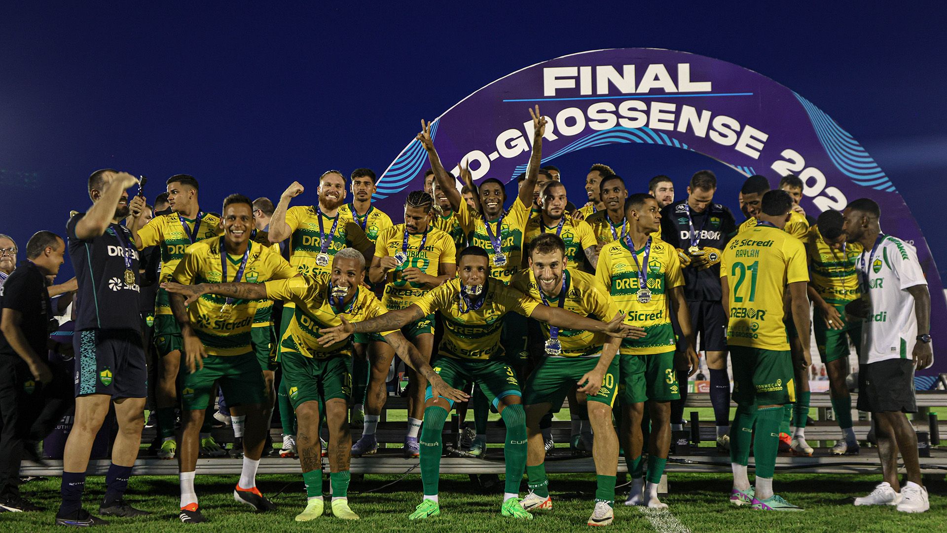 Cuiabá comemora título do Campeonato Mato-Grossense