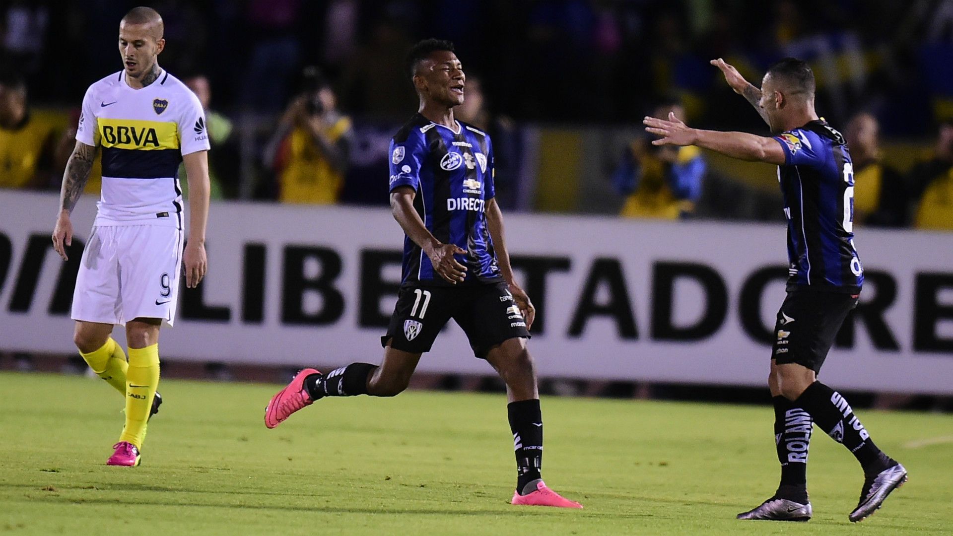 Bryan Cabezas Cristian Nunez Dario Benedetto Independiente del Valle Boca Juniors Copa Libertadores 07072016