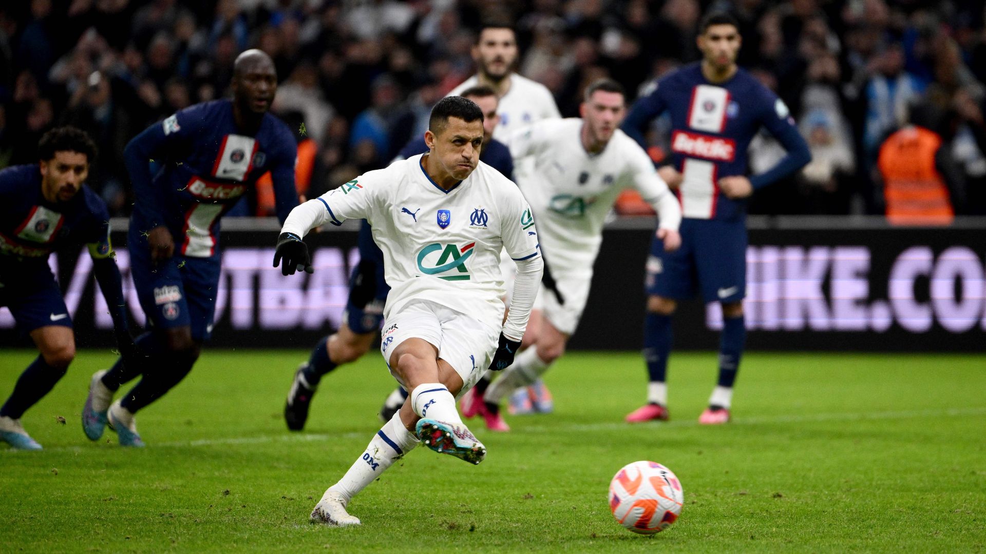 Alexis Sanchez Marseille PSG Coupe de France 08022023