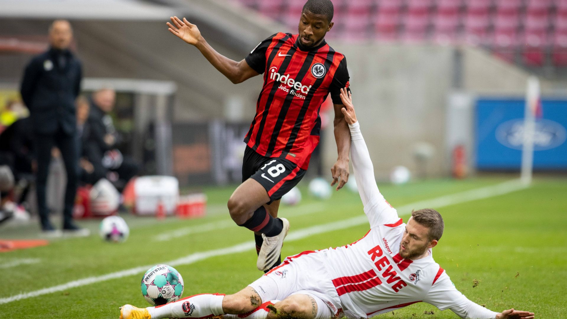 GERMANY ONLY: ALMAMY TOURE EINTRACHT FRANKFURT JANNES HORN KÖLN GERMAN BUNDESLIGA 18102020