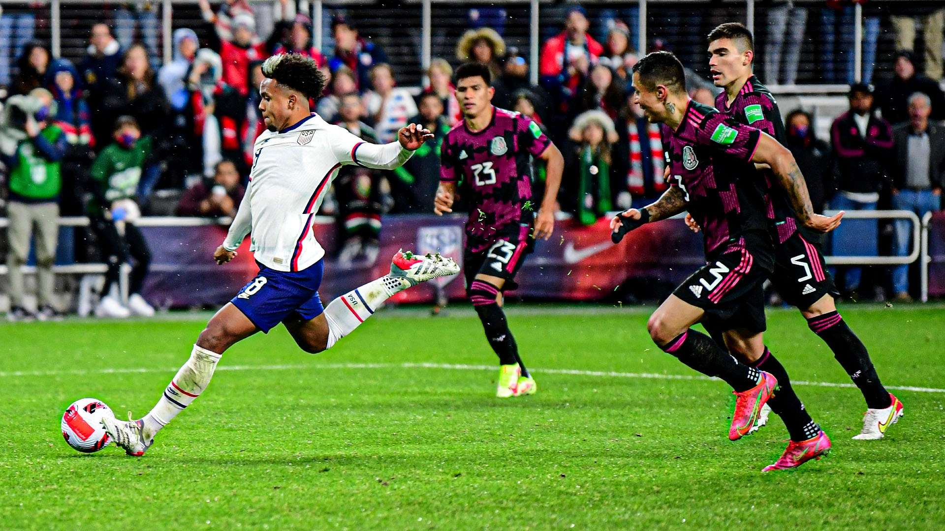 Weston McKennie USMNT Mexico 2021 WC Qualifier