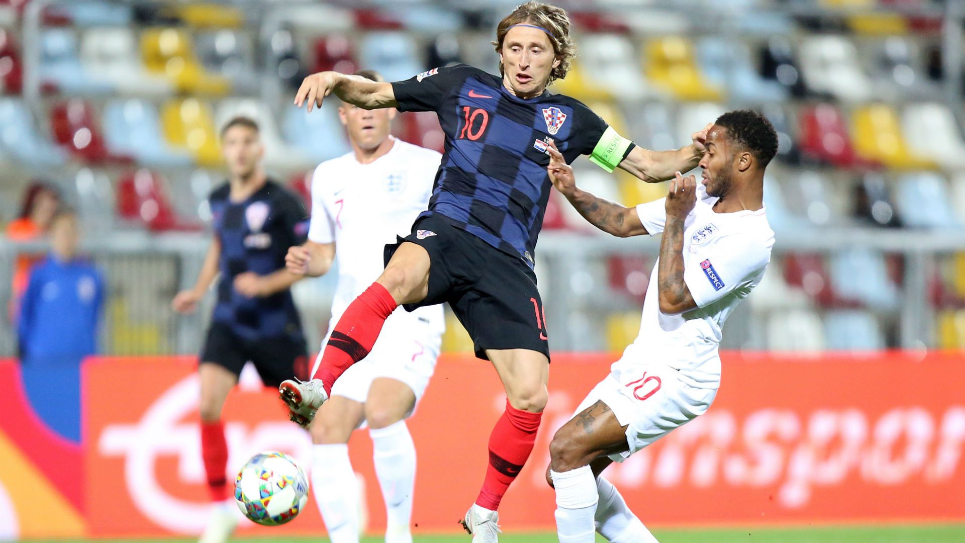 croatia england - luka modric raheem sterling - nations league - 12102018