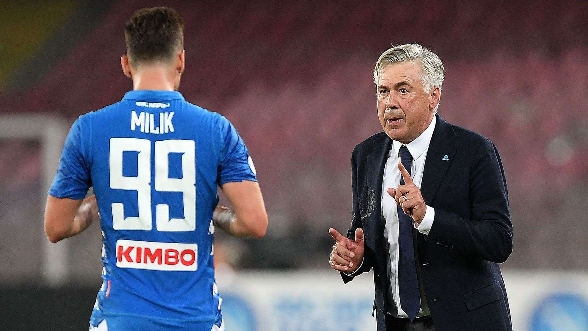 Ancelotti Milik - Napoli