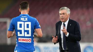 Ancelotti Milik - Napoli