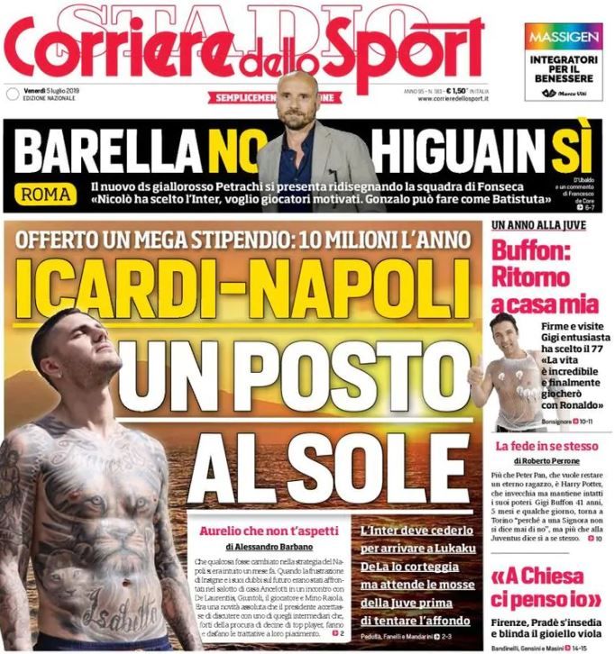 Corriere dello Sport cover