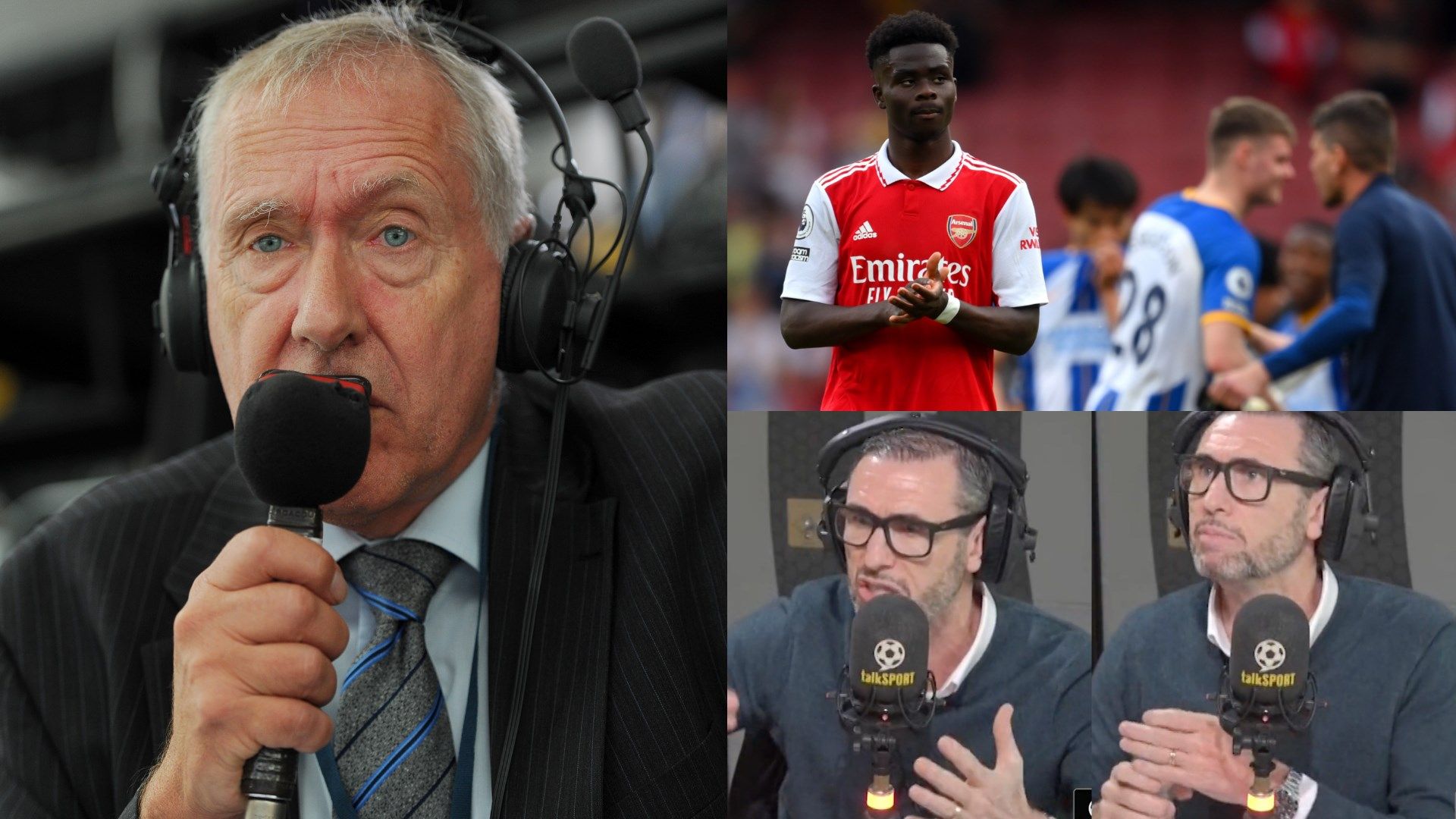 Martin Tyler Gary Neville Martin Keown