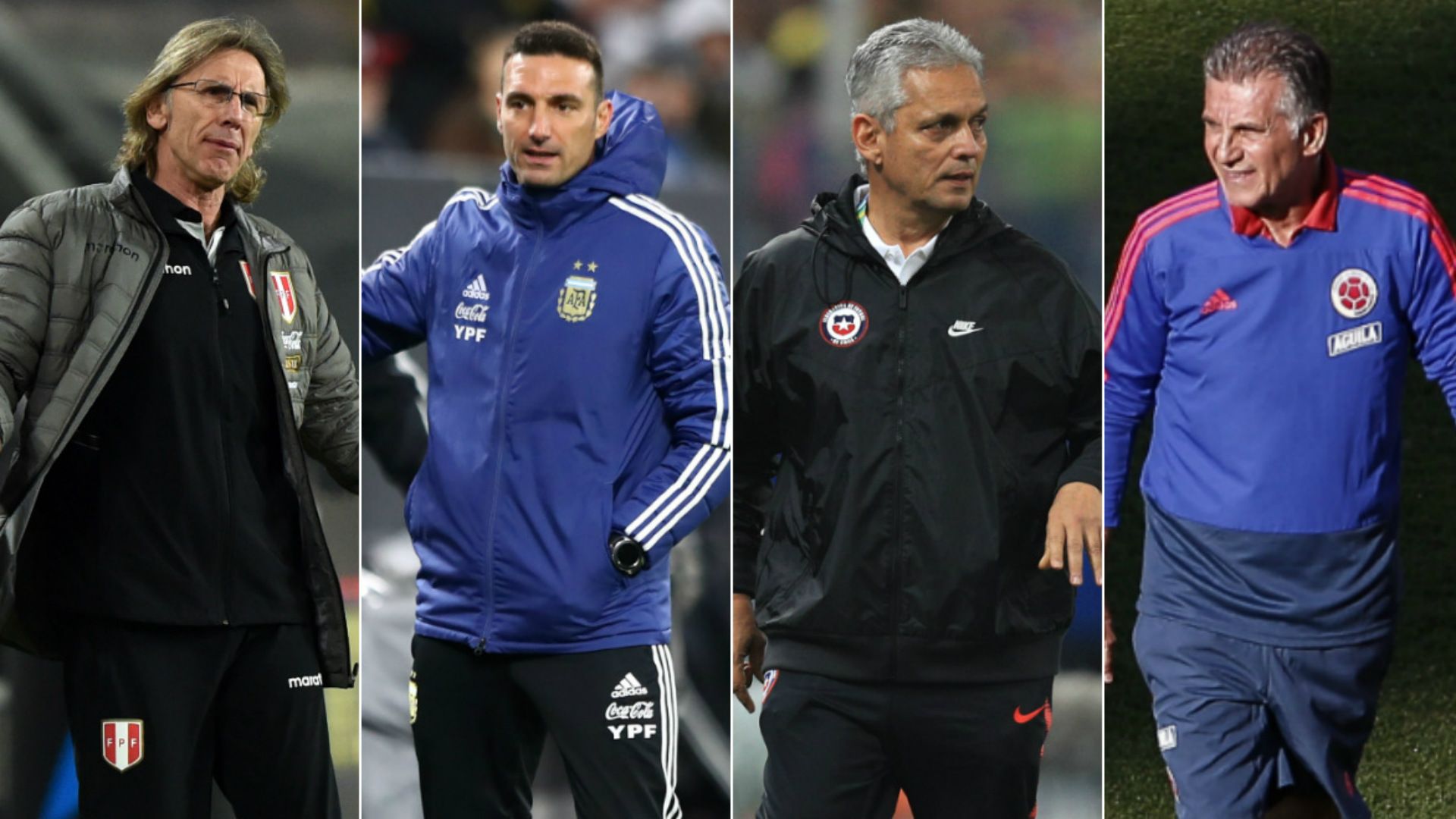 Gareca Scaloni Rueda Queiroz