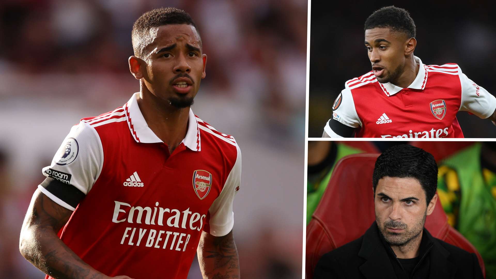Gabriel Jesus Reiss Nelson Mikel Arteta