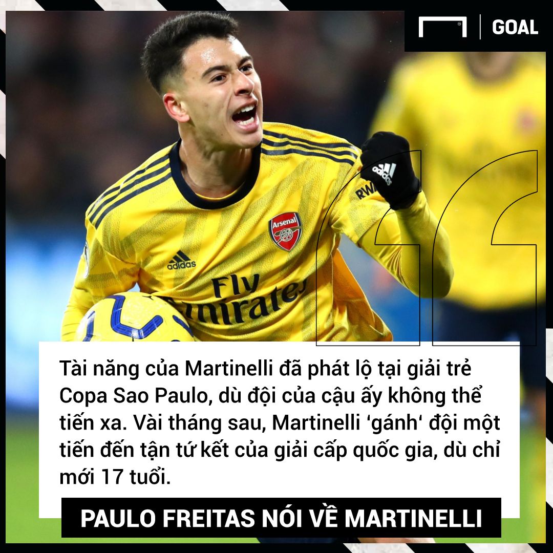 Paulo Freitas on Gabriel Martinelli