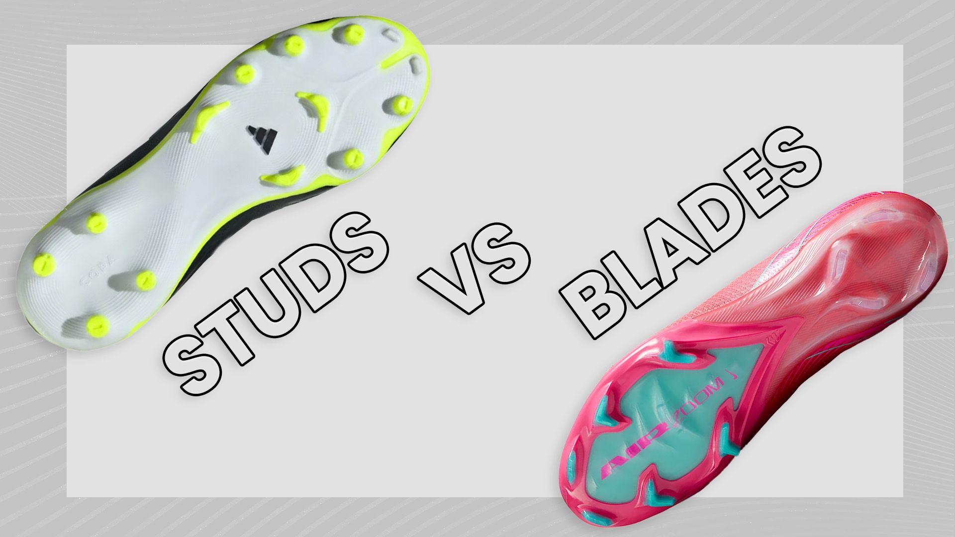Studs vs Blades cleats 