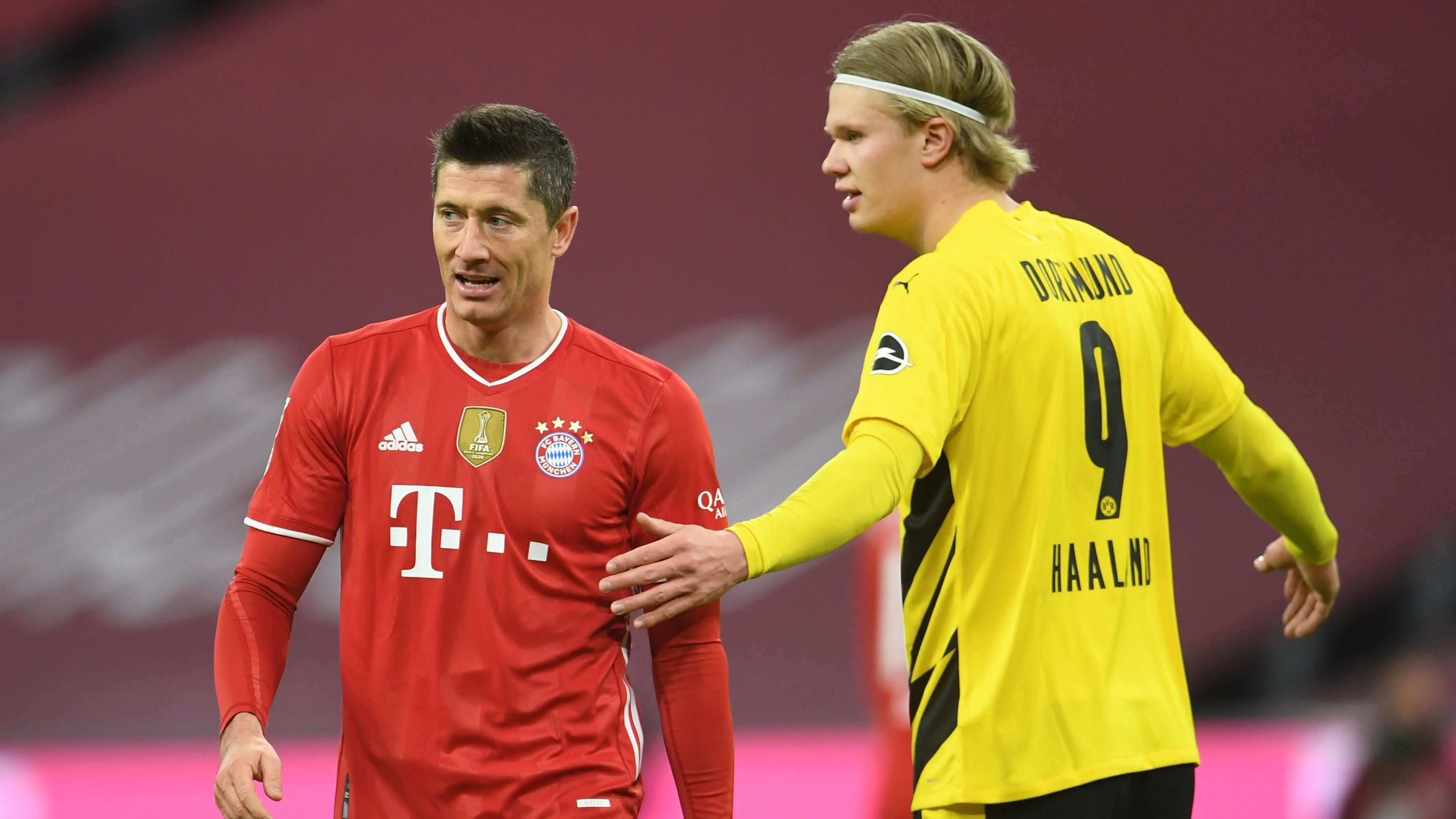 Robert Lewandowski Erling Haaland FC Bayern BVB