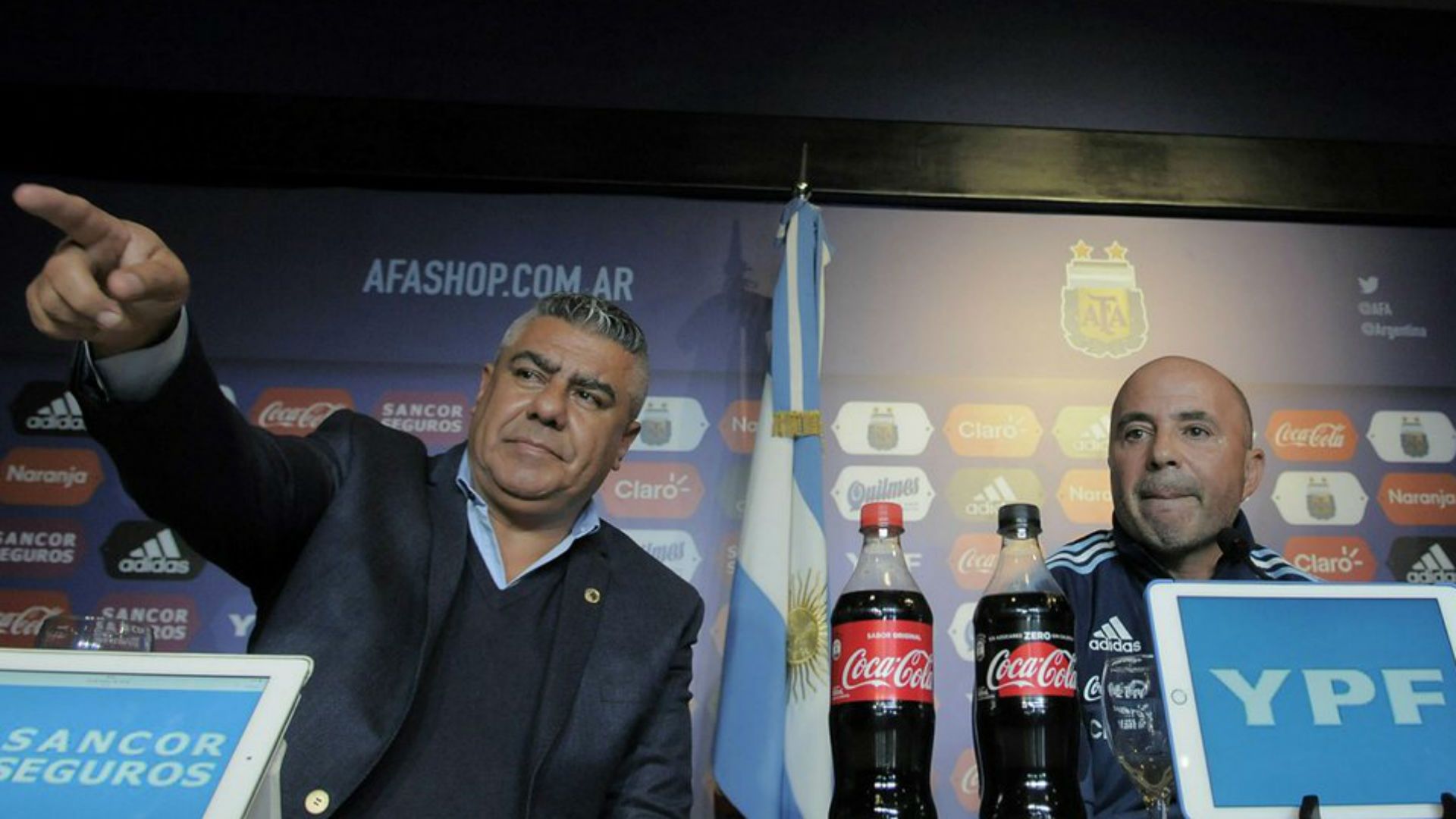 Claudio Tapia Jorge Sampaoli Seleccion Argentina 01062017