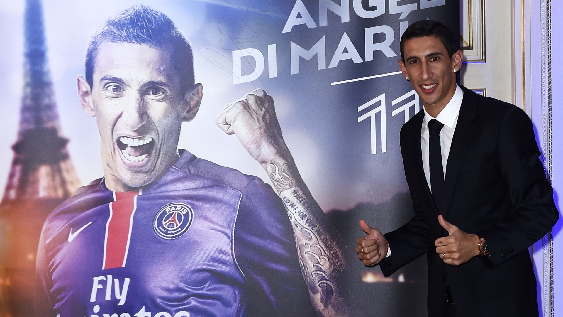 Angel Di Maria transfert PSG 63 M€