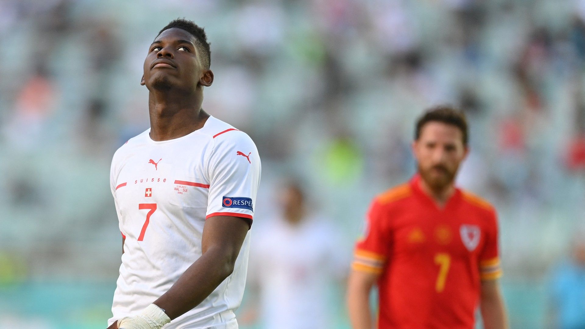 Breel Embolo Switzerland Wales Euro 21