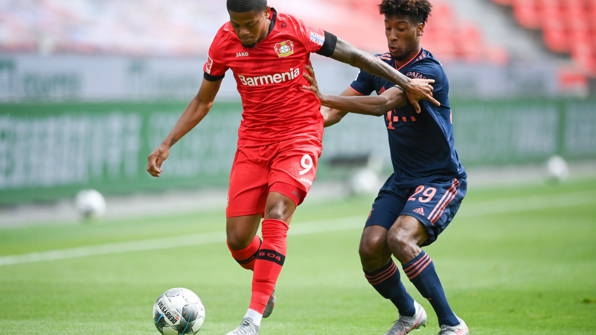 LEON BAILEY BAYER LEVERKUSEN KINGSLEY COMAN BAYERN MÜNCHEN BUNDESLIGA 06062020