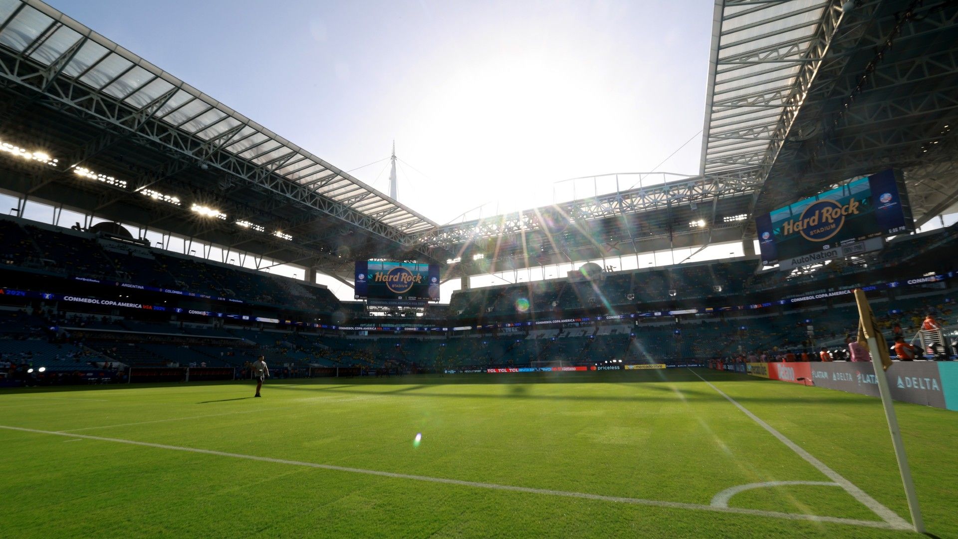 General view inside the Hard Rock Stadium