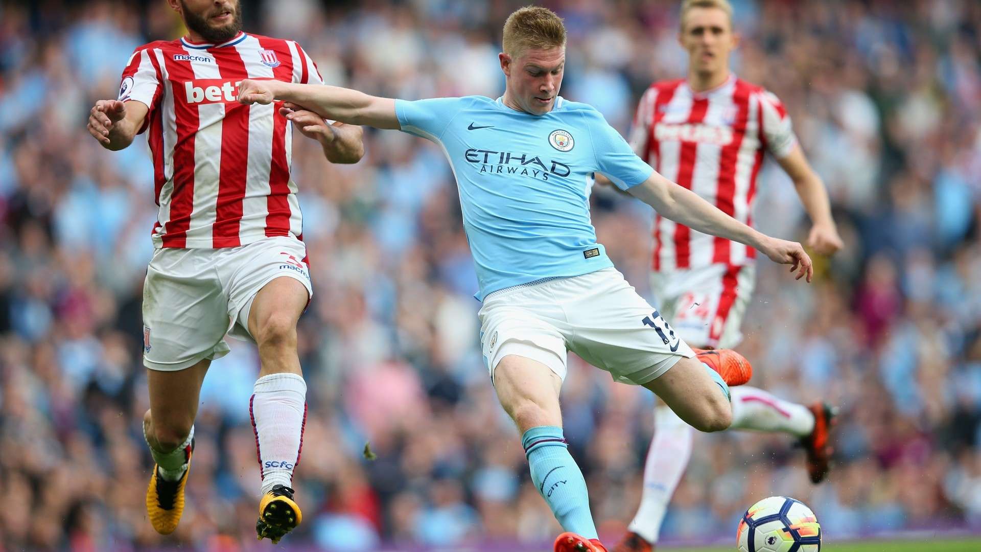 Kevin De Bruyne Manchester City 2017-18