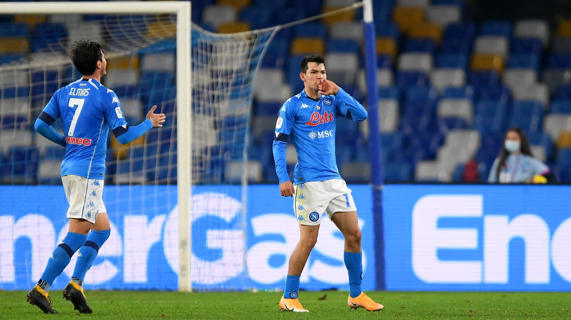 Napoli Chucky Lozano Coppa Italia