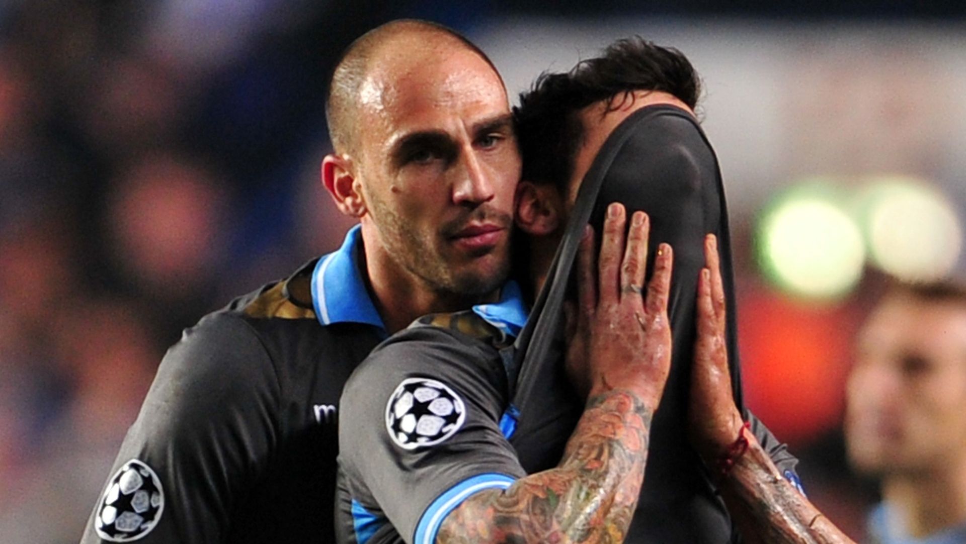 Paolo Cannavaro Ezequiel Lavezzi Chelsea Napoli 2012