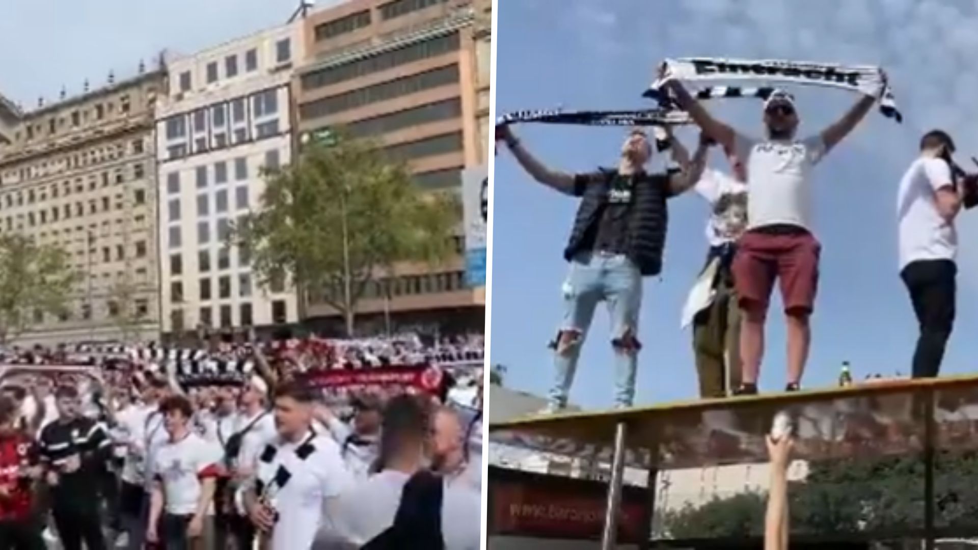 Eintracht Frankfurt Fans Barcelona