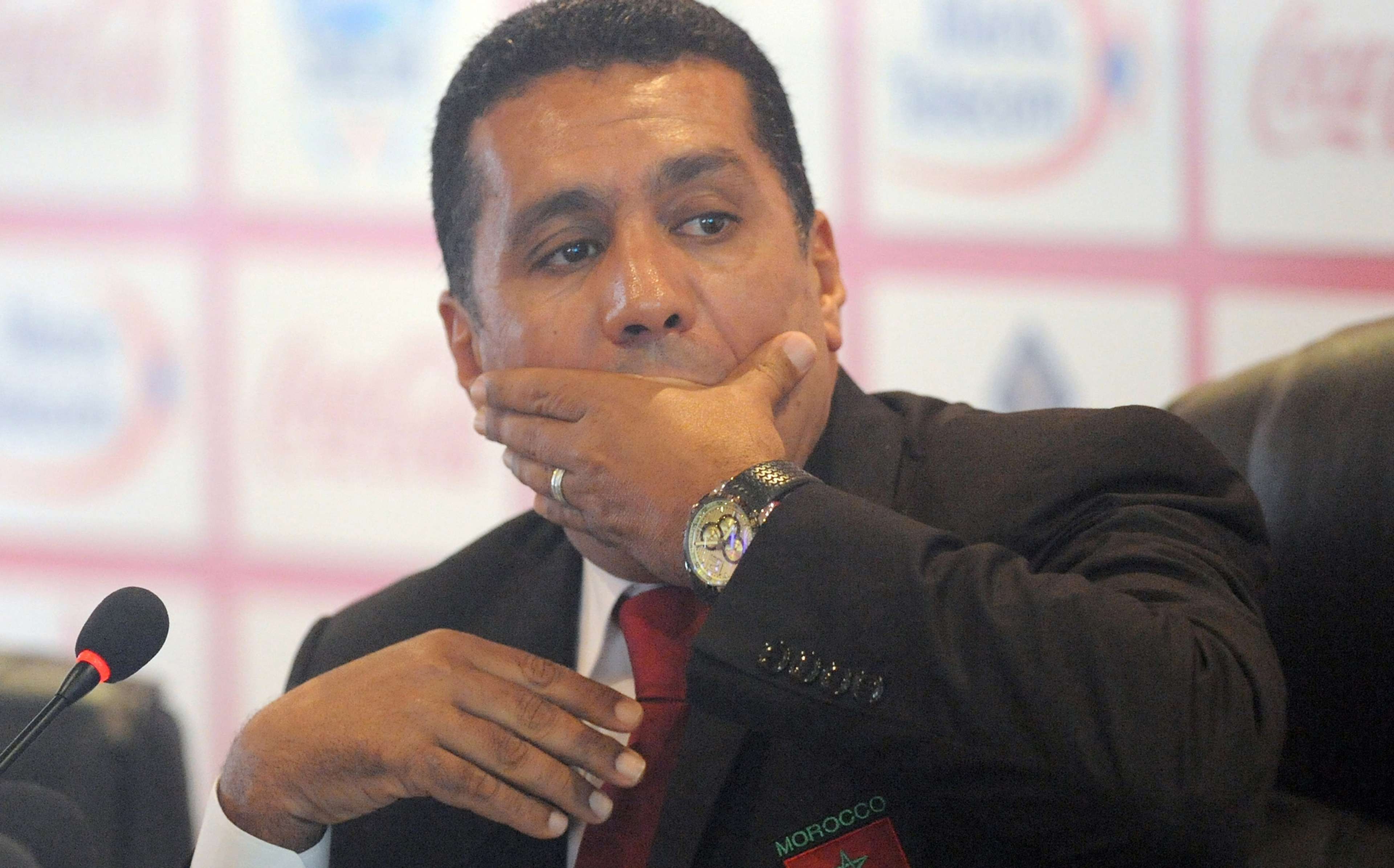 Head coach of the Moroccan national football team, Rachid Taoussi