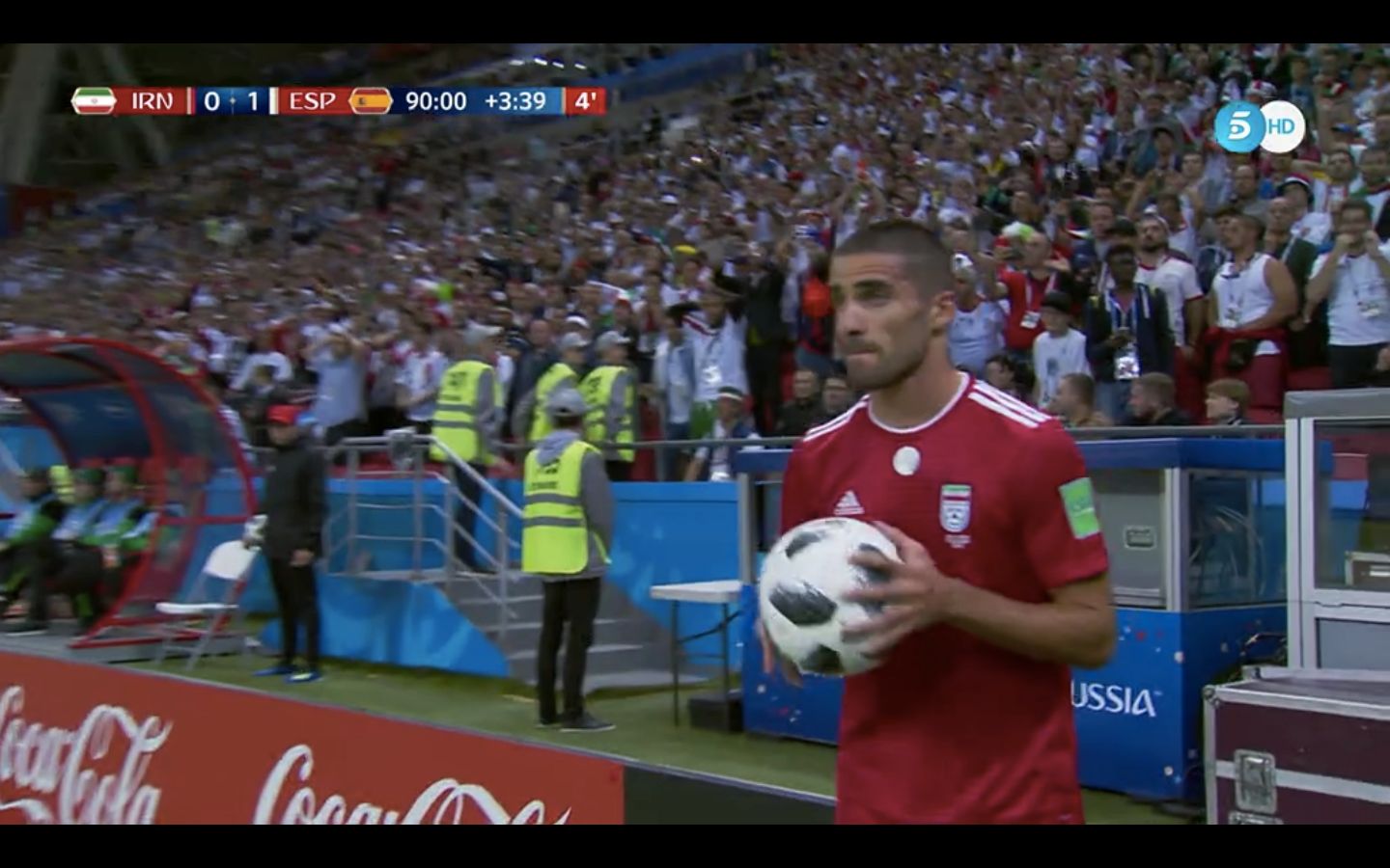 Mohammadi throw in Iran Spain