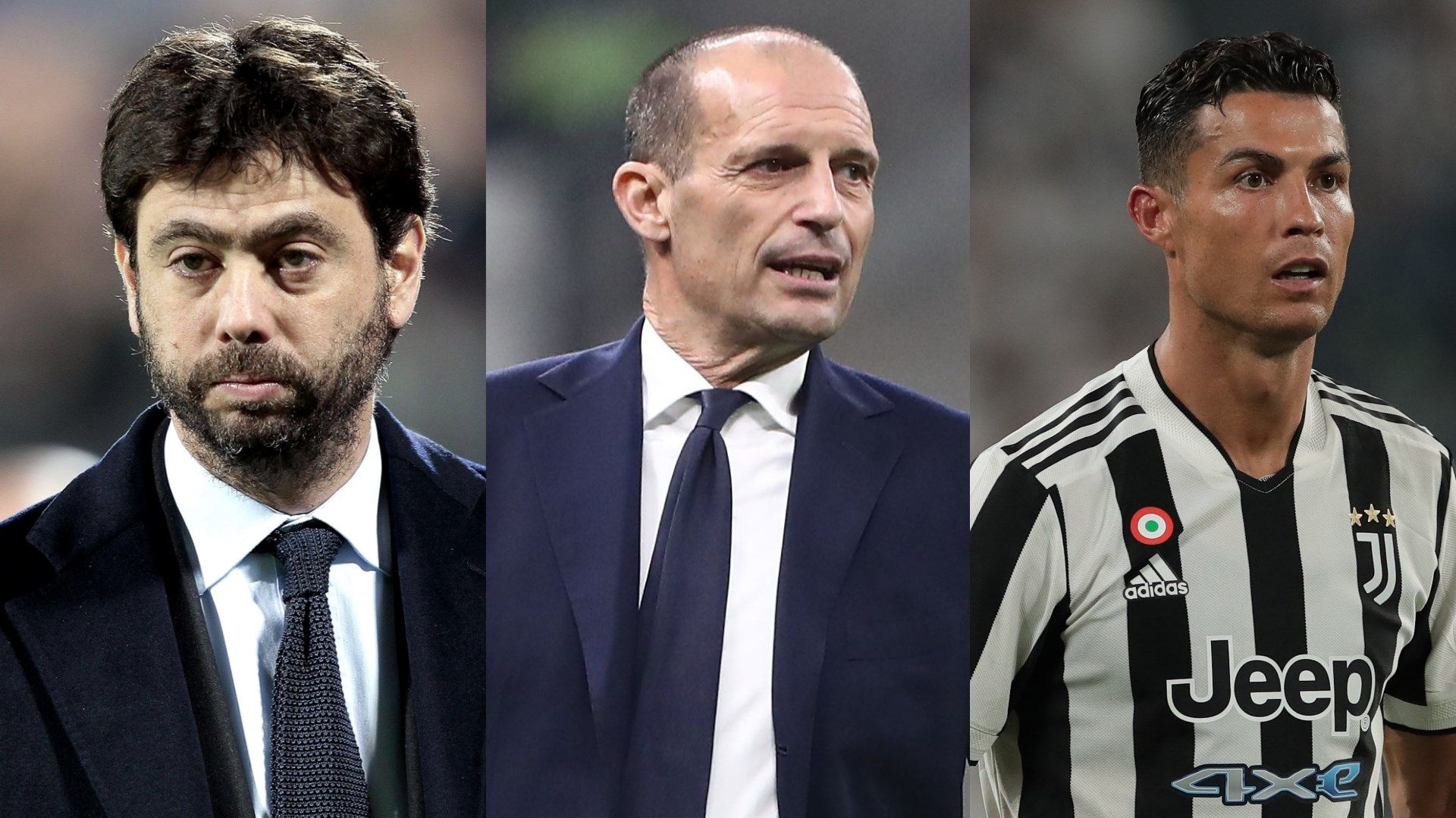 Agnelli Allegri Ronaldo